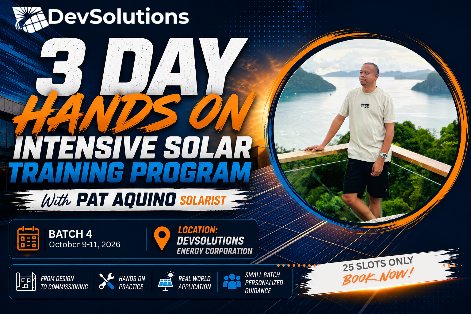 Batch 4 -> 3 Day Intensive Hybrid Solar Training w/ Pat Aquino Solarist