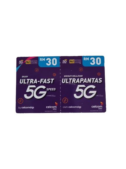TOPUP CARD - CELCOM RM30