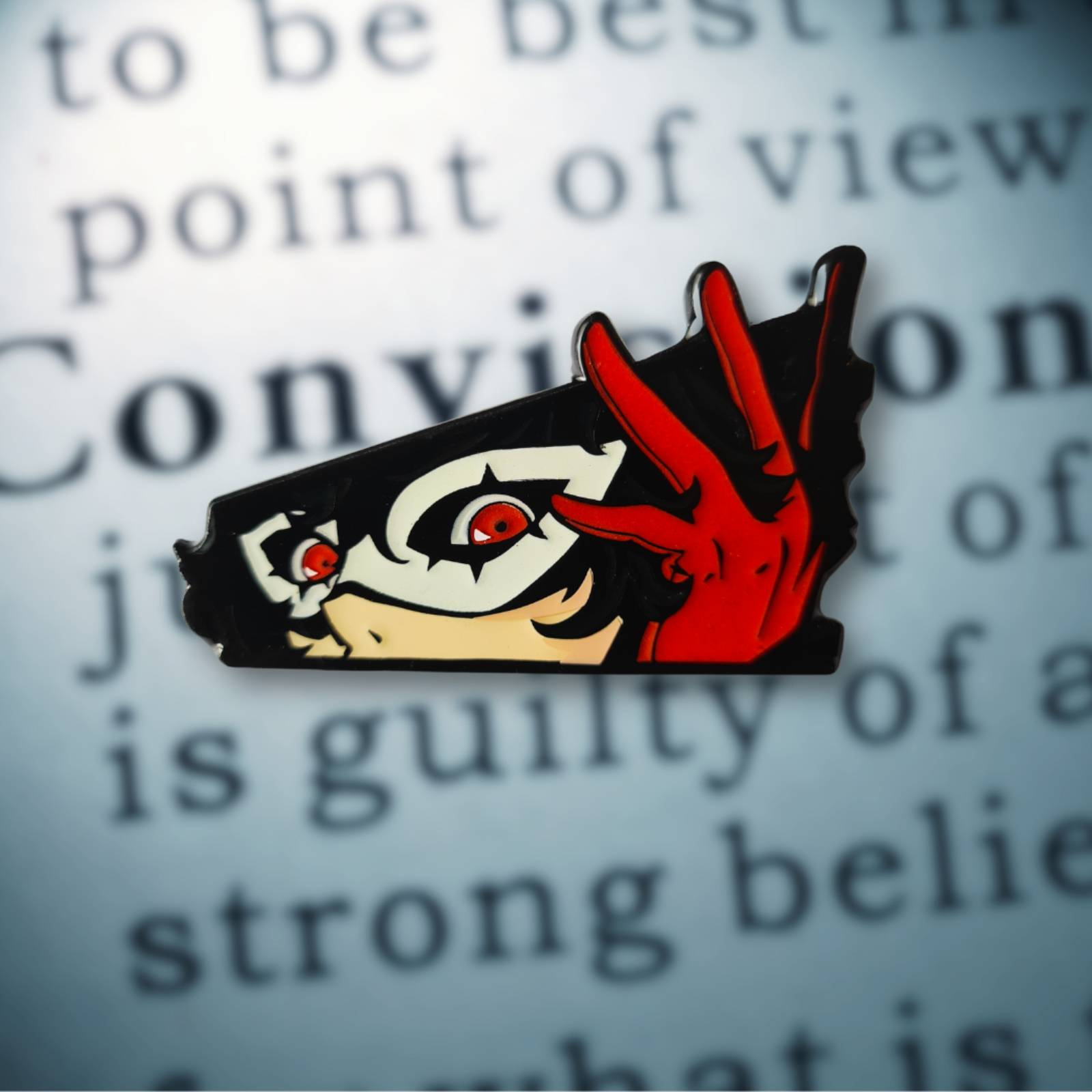 Phantom Eyes Enamel Pin