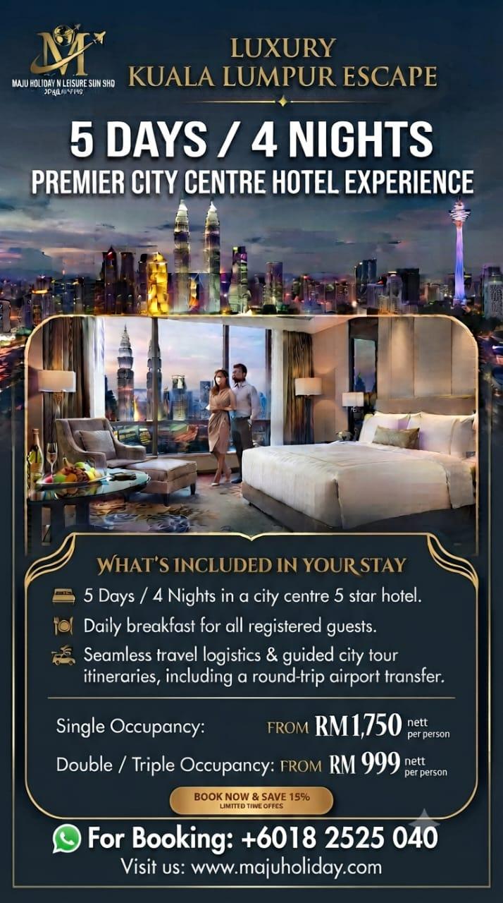 Kuala Lumpur 5 Days/4 Nights Package