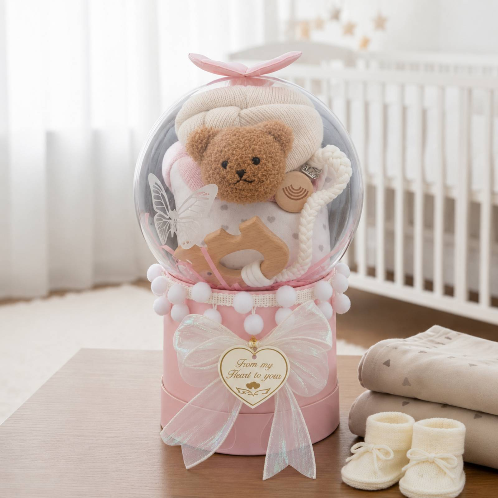 Angeliz Lucky Ball Newborn Baby Gift Set Girl