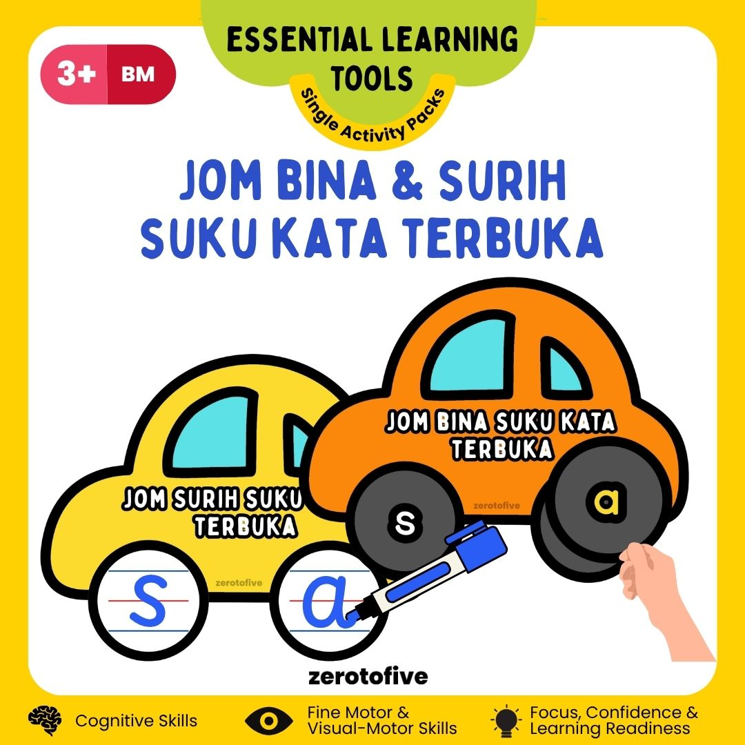 Jom Bina dan Surih Suku Kata Terbuka