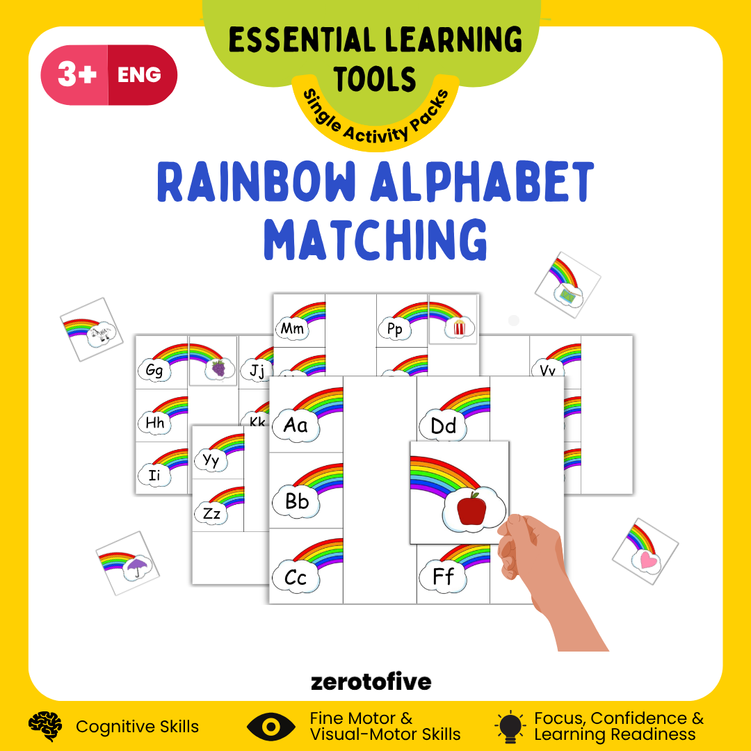 Rainbow Alphabet Beginning Soungs Matching