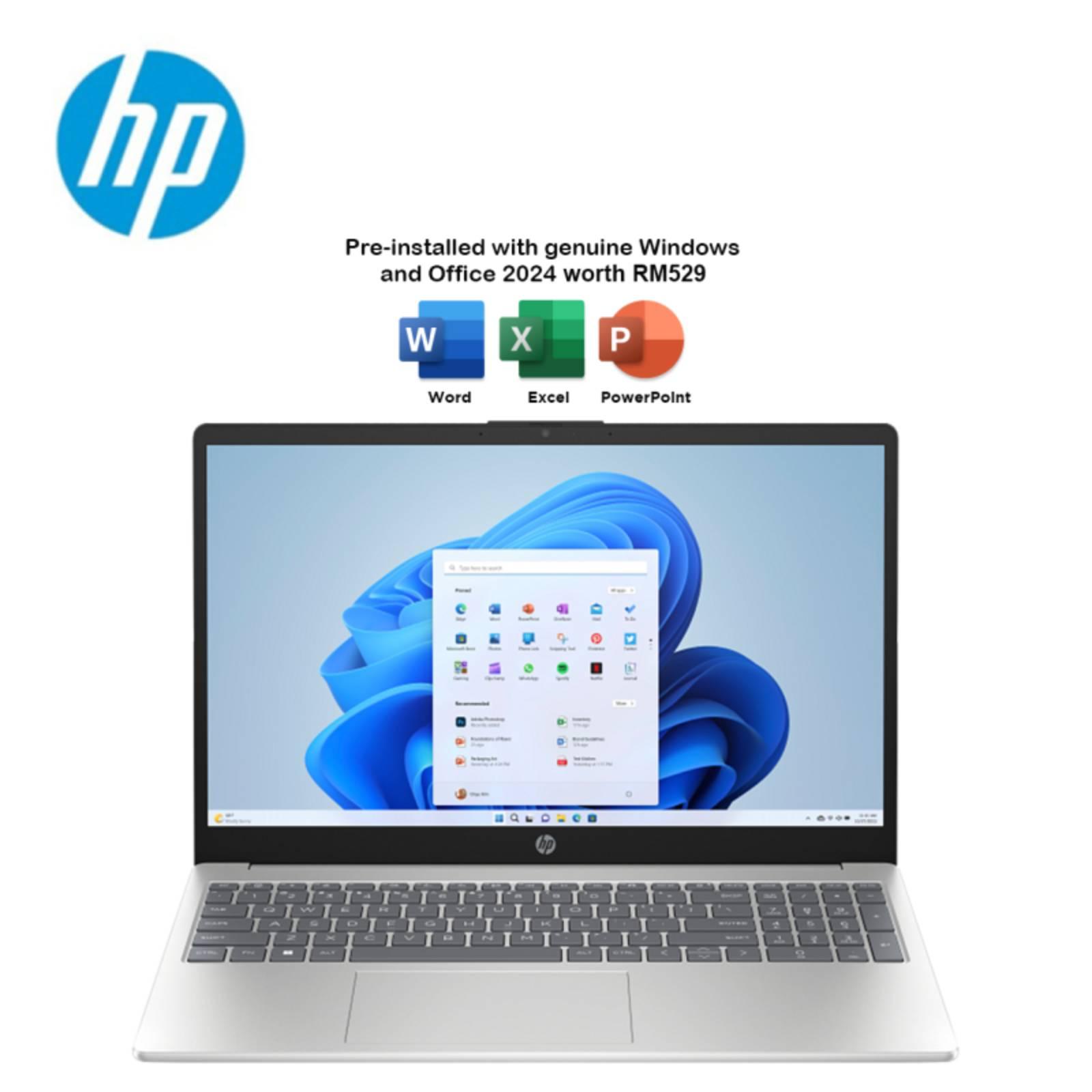 (PREORDER) HP 15-fd0621TU 15.6" FHD Laptop Natural Silver ( C5-120U, 8GB, 512GB SSD, Intel, W11, HS+M365 )