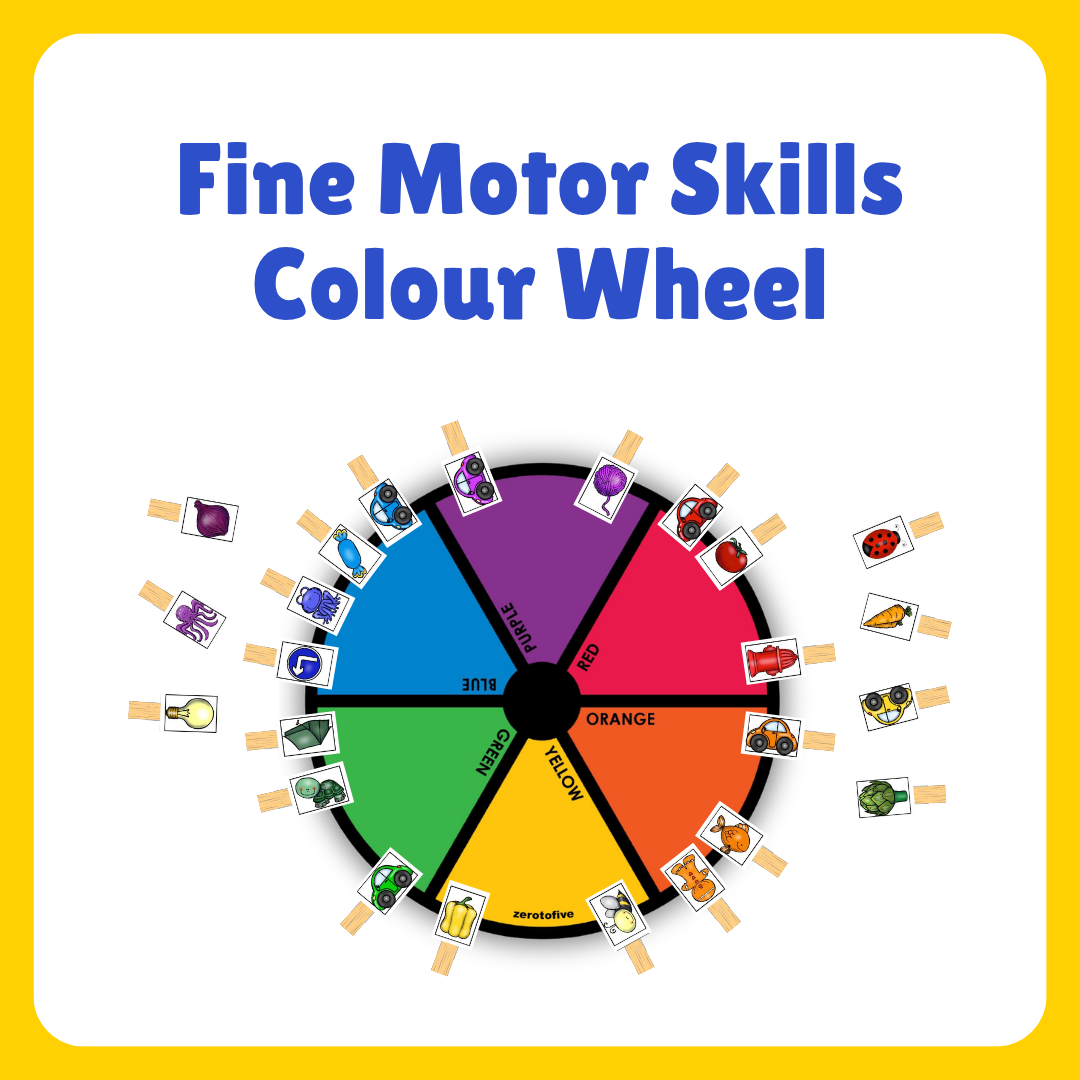 Fine Motor Skills Colour Wheel