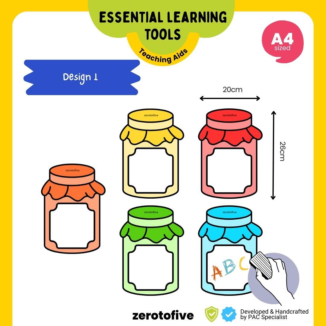 Erasable Candy Jars Cards