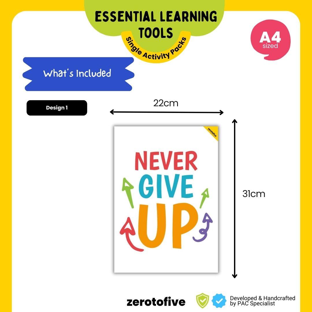 Growth Mindset II A4 Posters