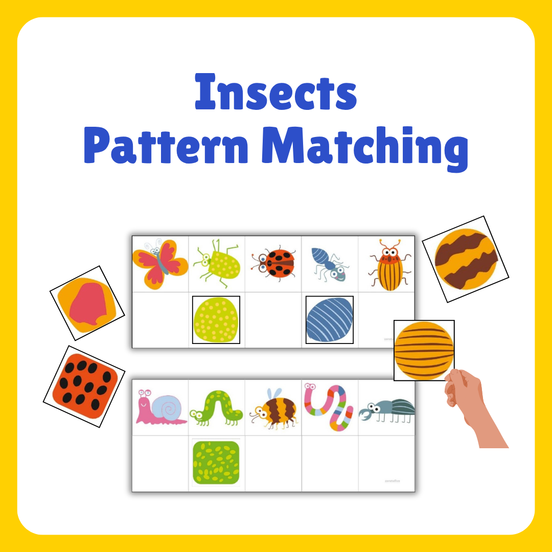 Pattern Matching Insect Themed