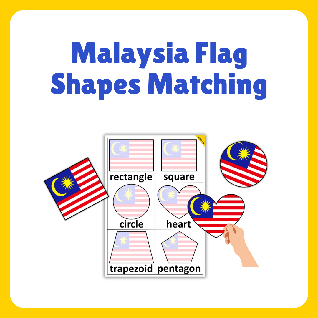 Malaysia Flag Shapes Matching
