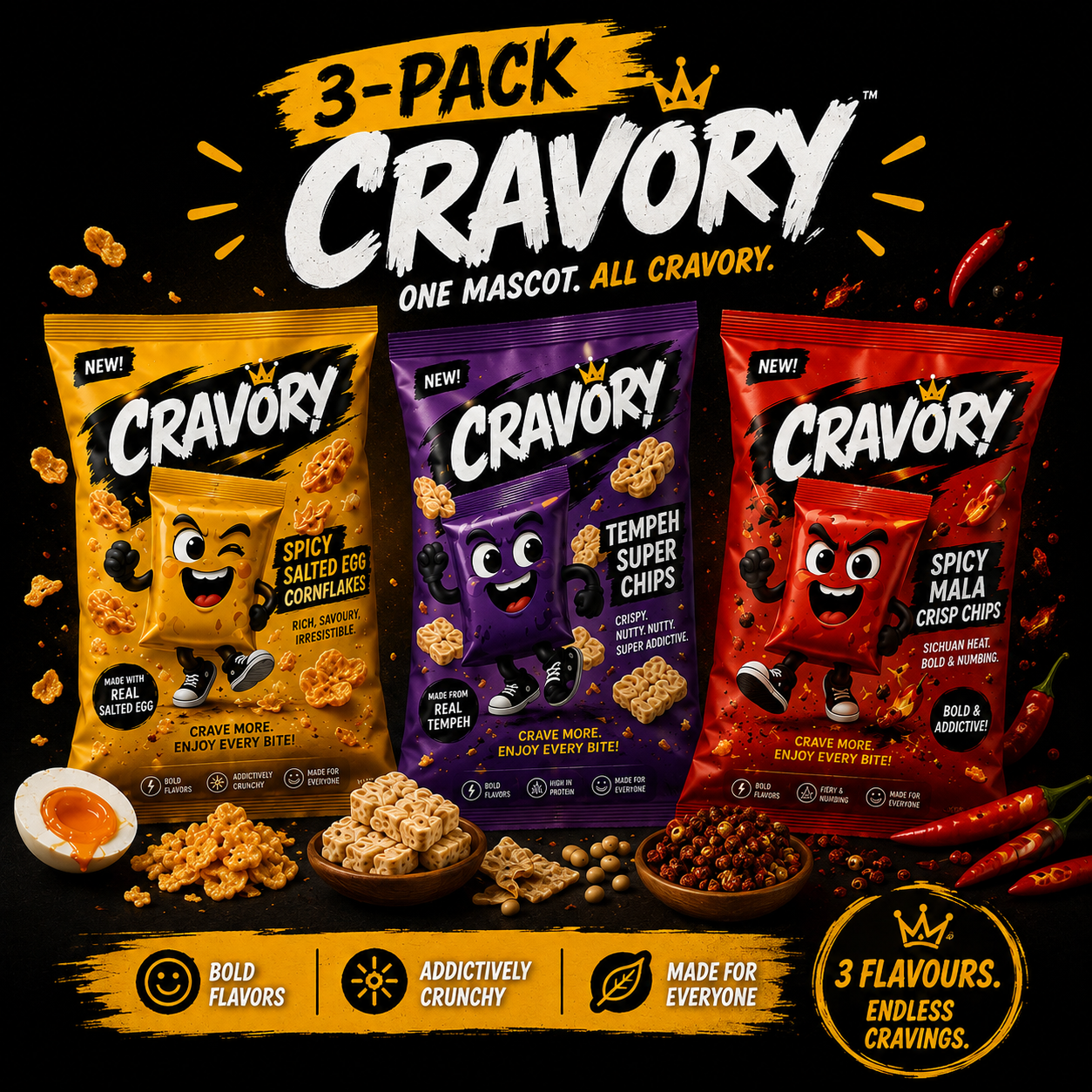CRAVORY BUNDLE OF 3
