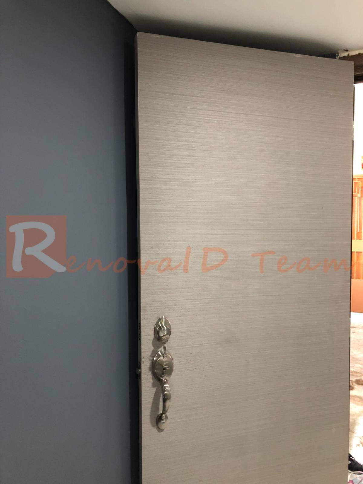 Veneer Plywood Main Door for HDB (Single Leaf not exceeding 3ft x 7ft)