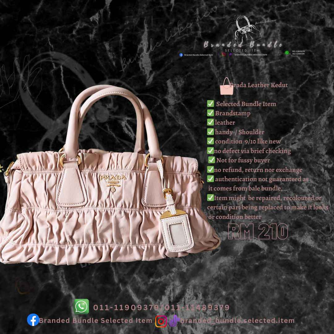 Prada GRAUFFE Kedut Leather