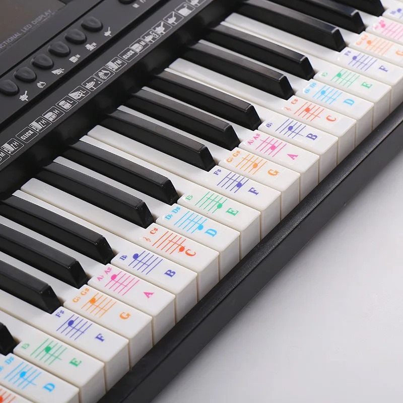 Piano Stickers ABC