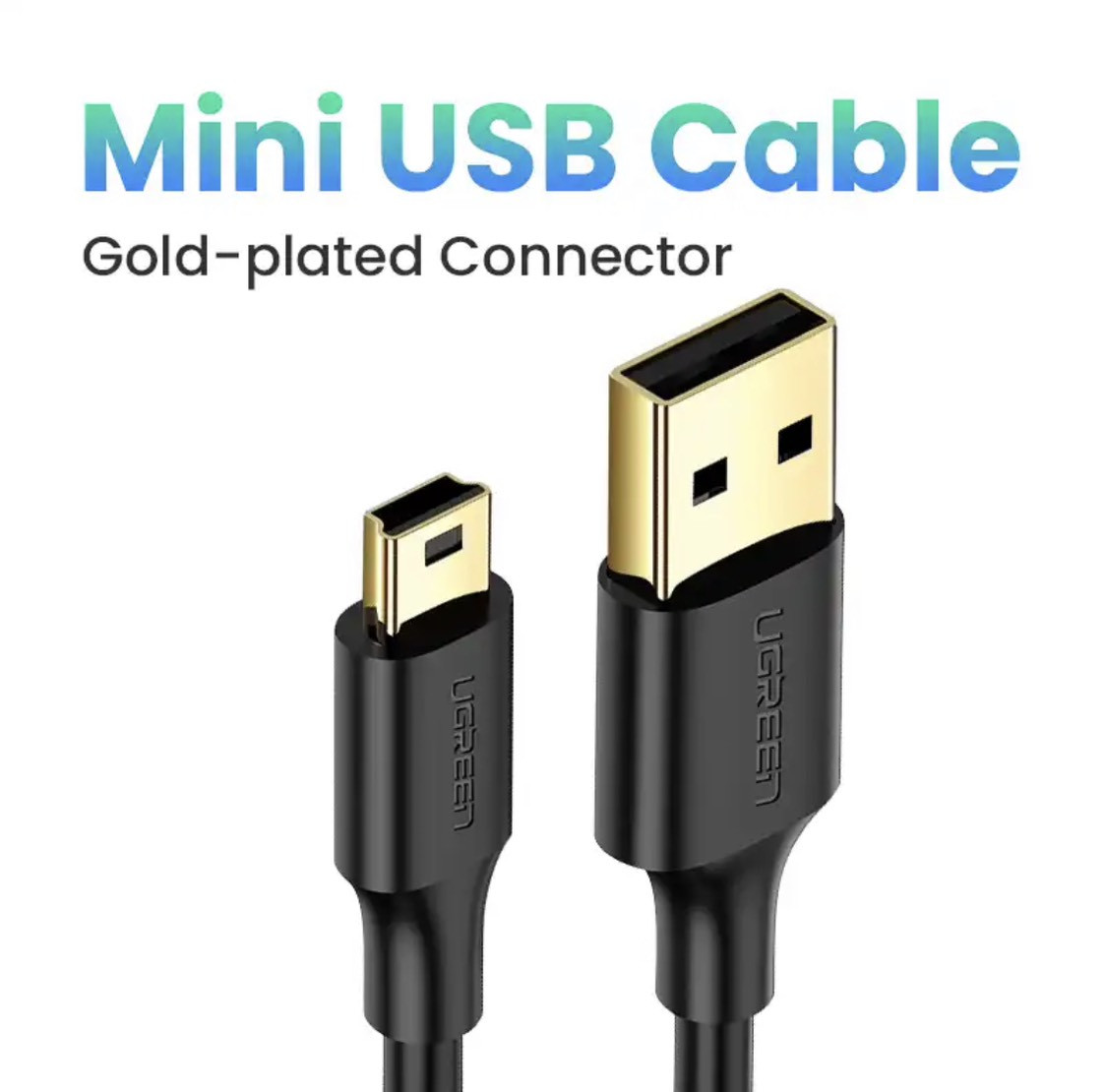 Mini USB cable by Ugreen