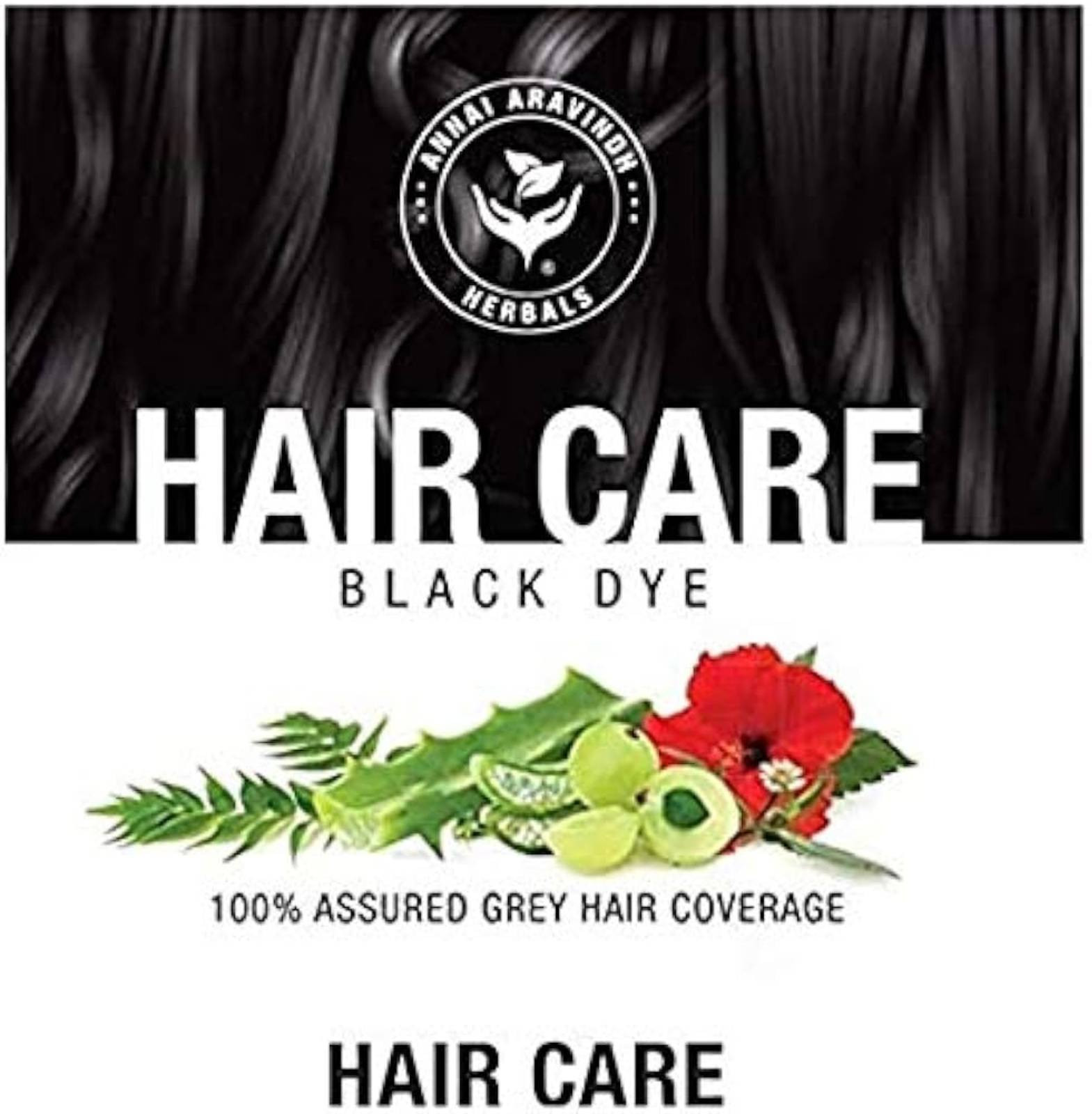 NATURAL BLACK HAIR DYE (Ayurveda), Premium Quality from India