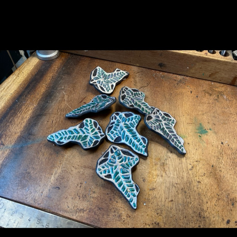 Leaf hair clips