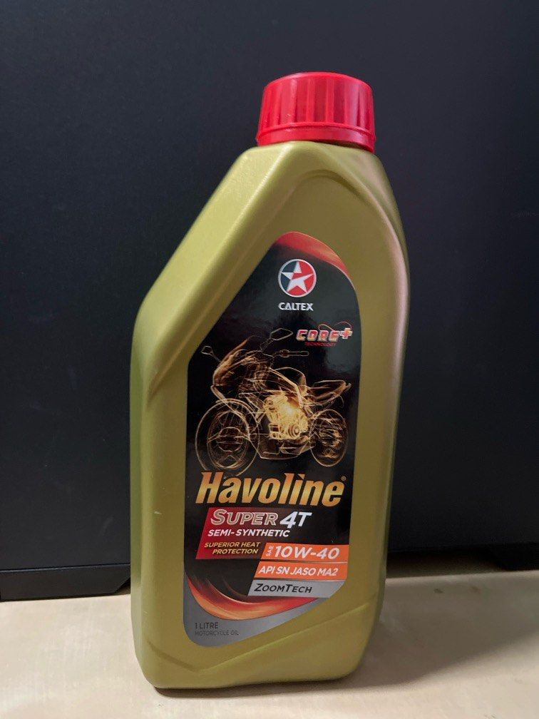 Caltex Havoline Super 4T Semi-Synthetic Engine Oil 10W-40 (1 Litre)