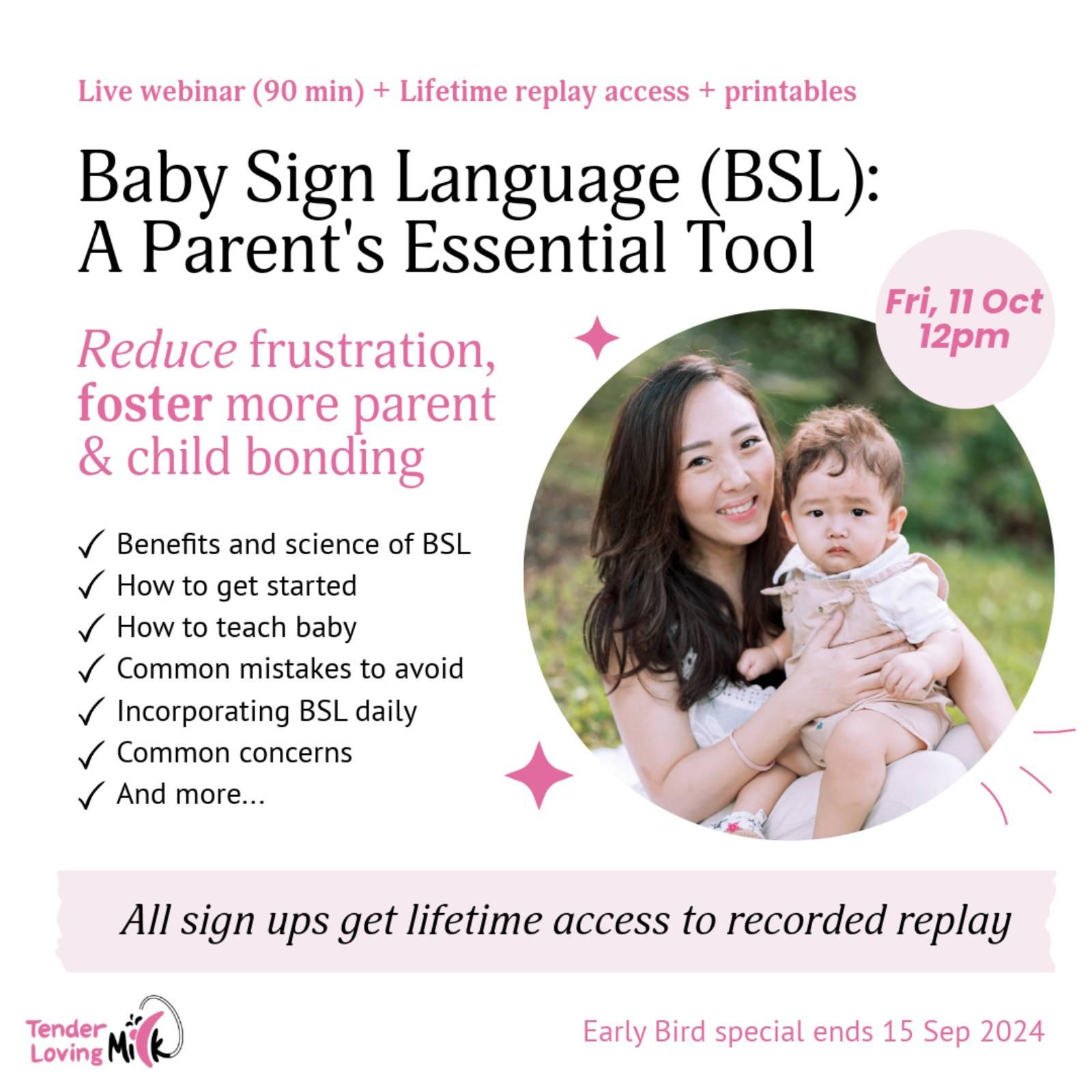 (On-Demand) Baby Sign Language Webinar Replay