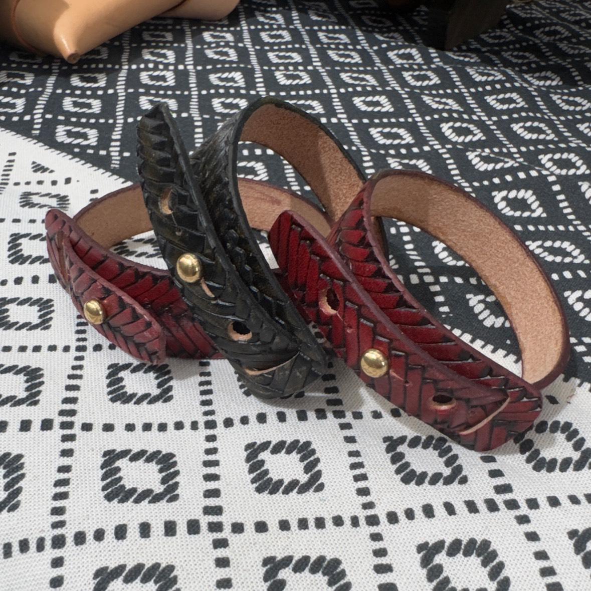 Embossed Woven Bracelet