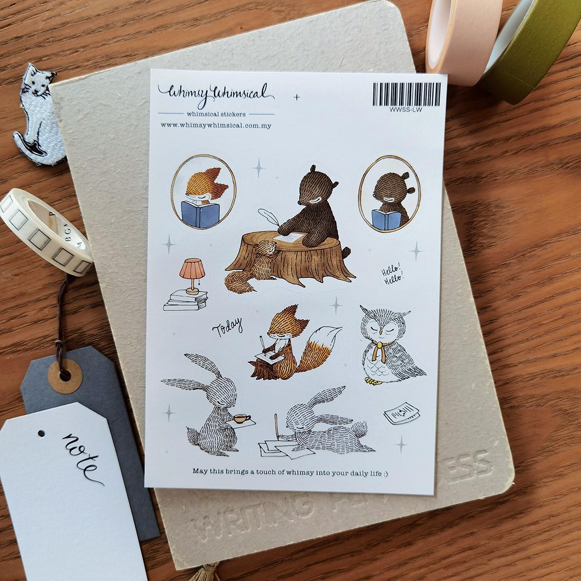 Letter Writing - Sticker Sheet