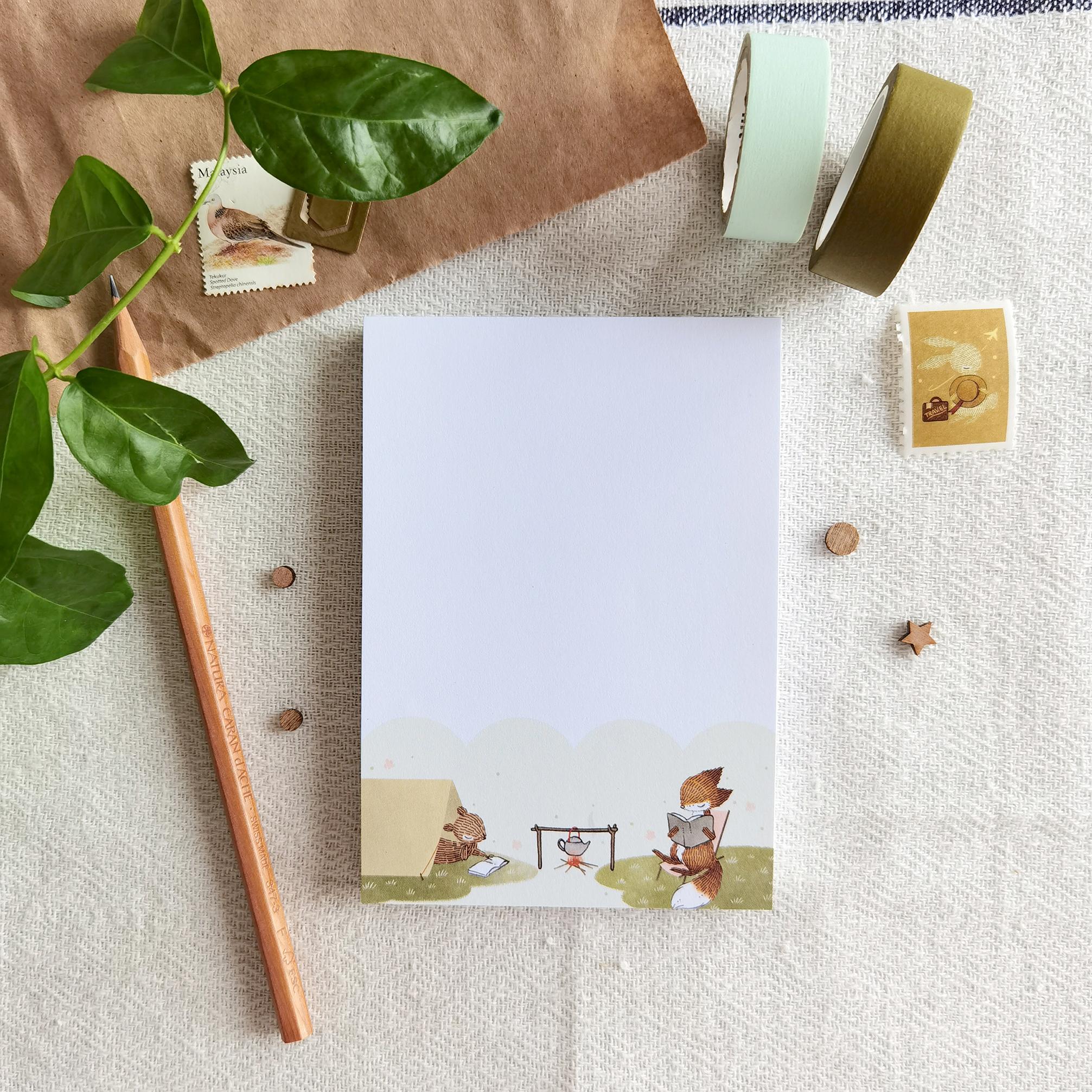 Summer Campfire - Memo Pad | Summer Collection