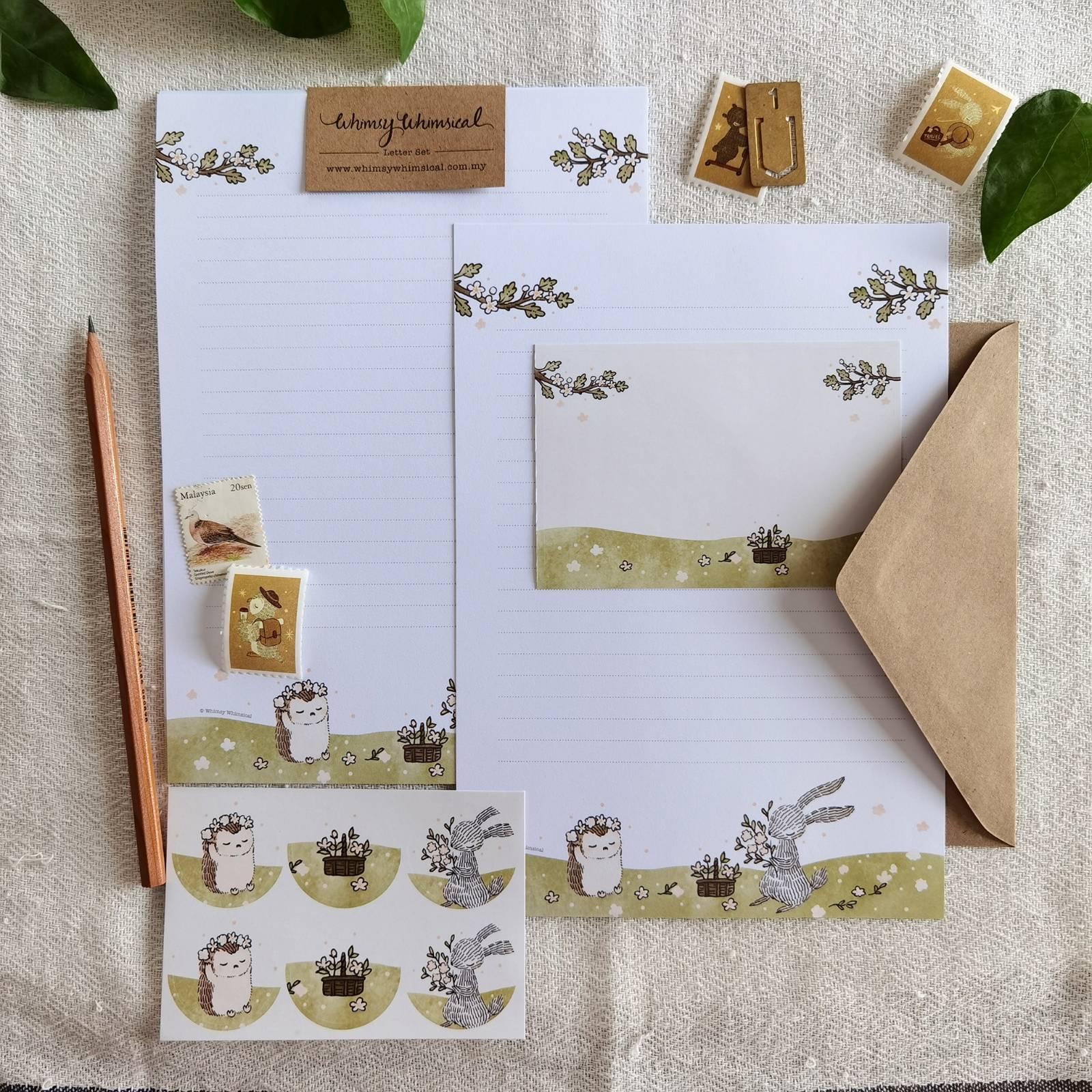 Summer Meadow Blooms - Summer Letter Writing Set