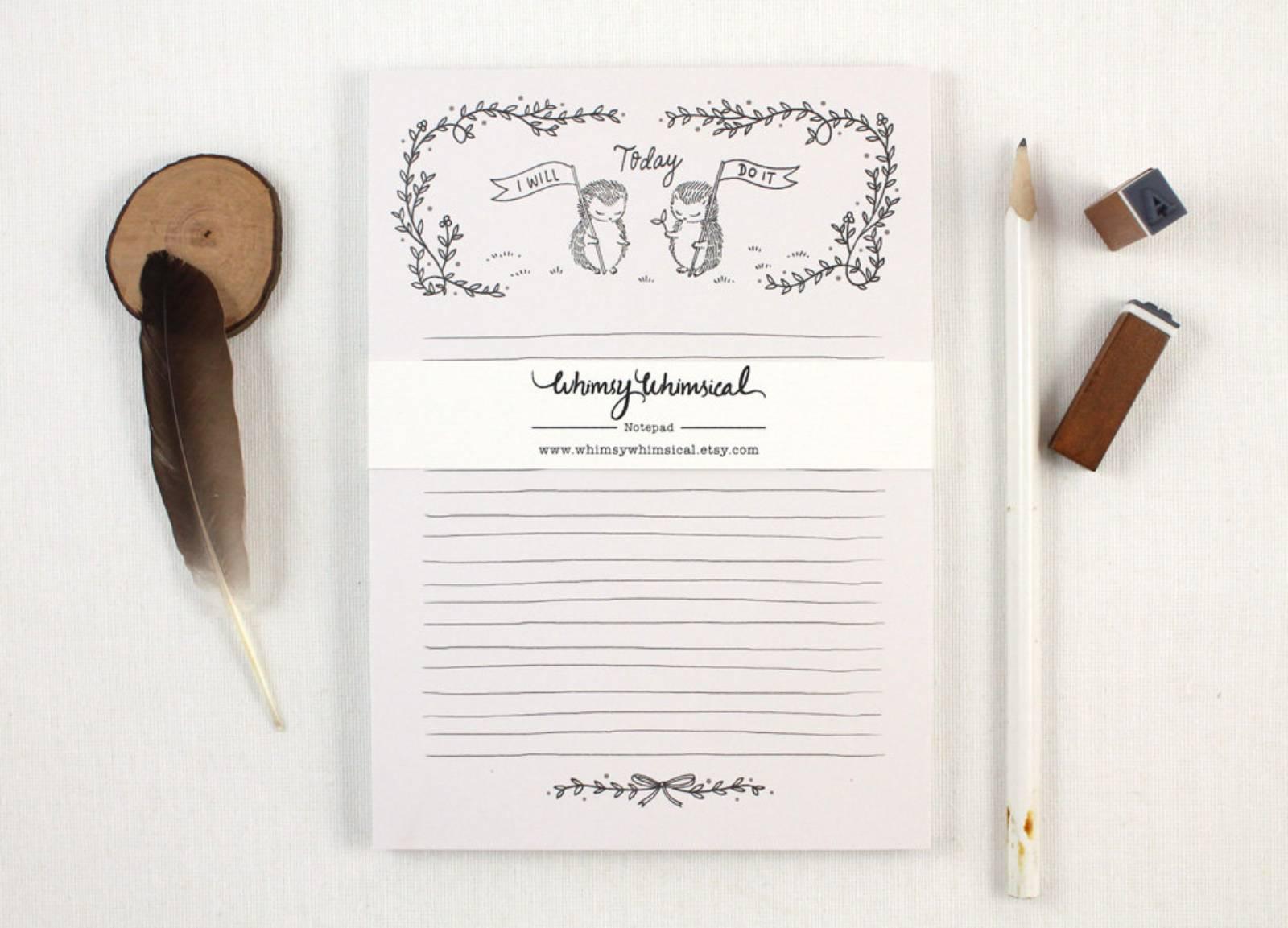 20% OFF - Today I Will Do It (Minor Defect Sale) - Notepad