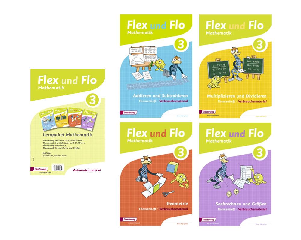 Flex und Flo 3 (4 Arbeitshefte) - 9783425135304