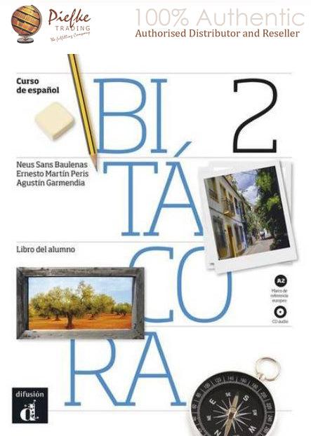 Bitacora : 2 Student Book ( 100% Authentic ) 9788484438052 | Bitacora 2 Libro del alumno + Audio
