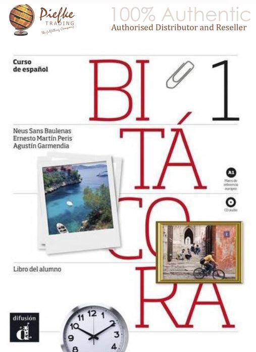 Bitacora : 1 Student's book  ( 100% Authentic ) 9788484437468 | Bitacora 1 Libro del alumno + Audio