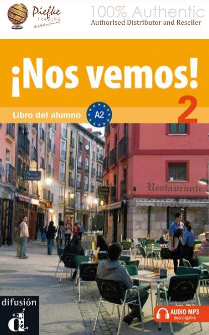 Â¡Nos vemos! : A2 Student book ( 100% Authentic ) 9788484436539 | Nos vemos!: Libro del alumno + audio MP3 descargable 2 (A2)