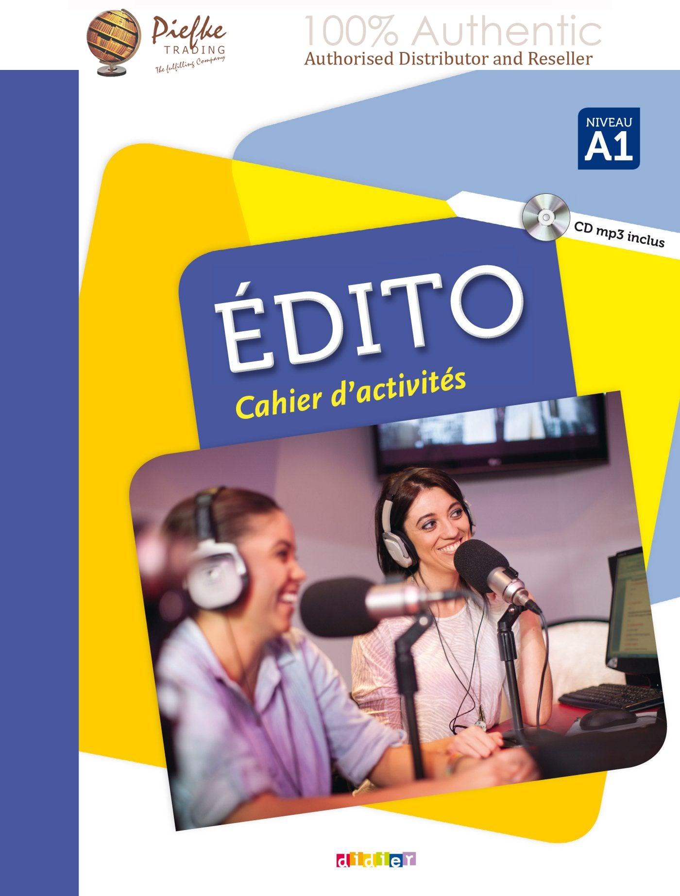 Edito niveau : A1 Workbook ( 100% Authentic ) 9782278083619 | Edito niveau A1 2016 CAHIER + Audio mp3