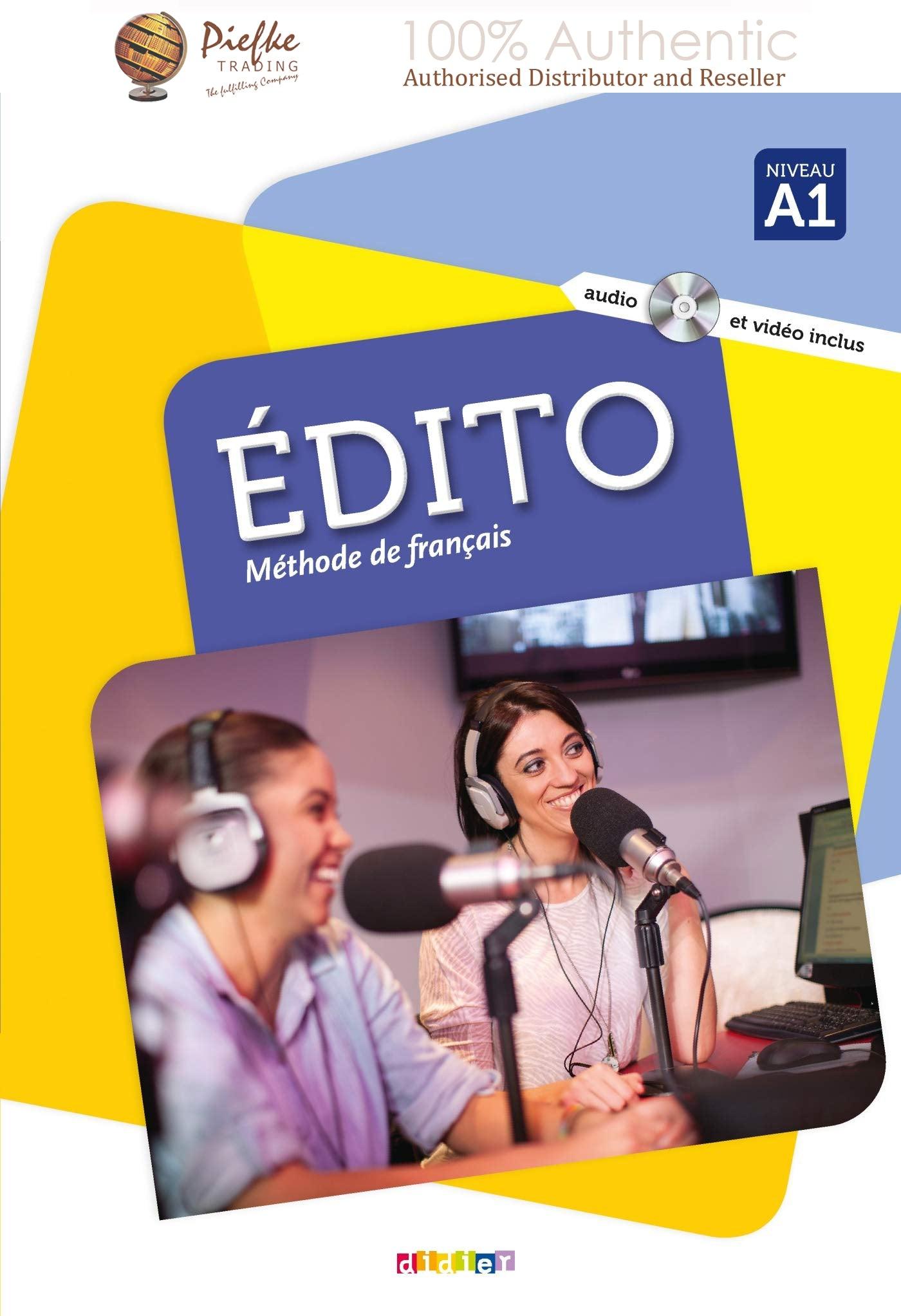 Edito niveau : A1 student book ( 100% Authentic ) 9782278111435 | Edito niveau A1 2016 LIVRE + livre num Hybride