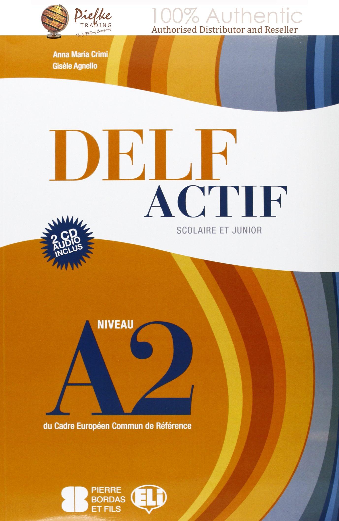 DELF Actif Scolaire et Junior : A2 Book ( 100% Authentic ) 9788853613042 | DELF AcScolaire et Junior  BAudio Audio