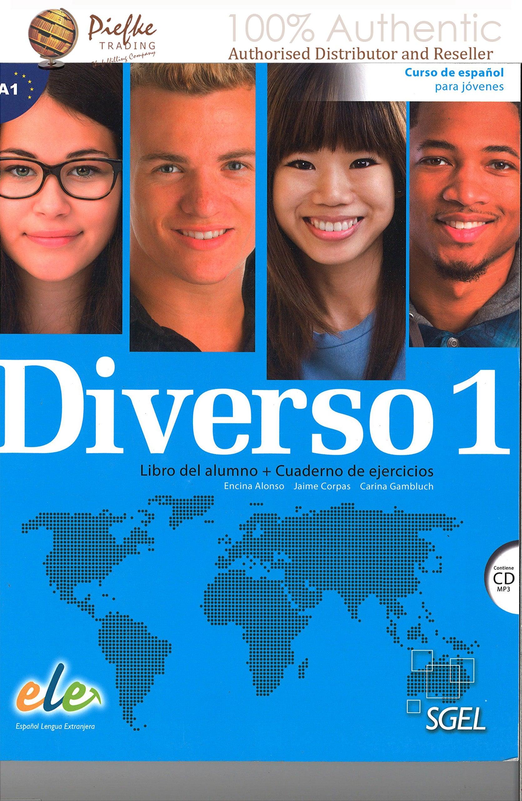 DIVERSO : BASIC : A1 Student Book ( 100% Authentic ) 9788497788212 | Diverso: Lialumno + ejercicios + Audio (MP3) 1 (A1)