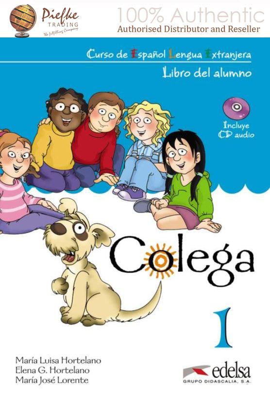 COLEGA : 1 Student/workbook  ( 100% Authentic ) 9788477116561 | COLEGA 1 - ALUMNO + EJERCICIOS + Audio AUDIO (PACK)
