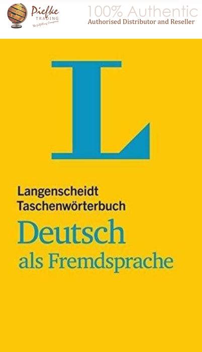 Langenscheidt Taschenwarterbuch Deutsch als Fremdsprache ( 100% Authentic ) 9783468490446