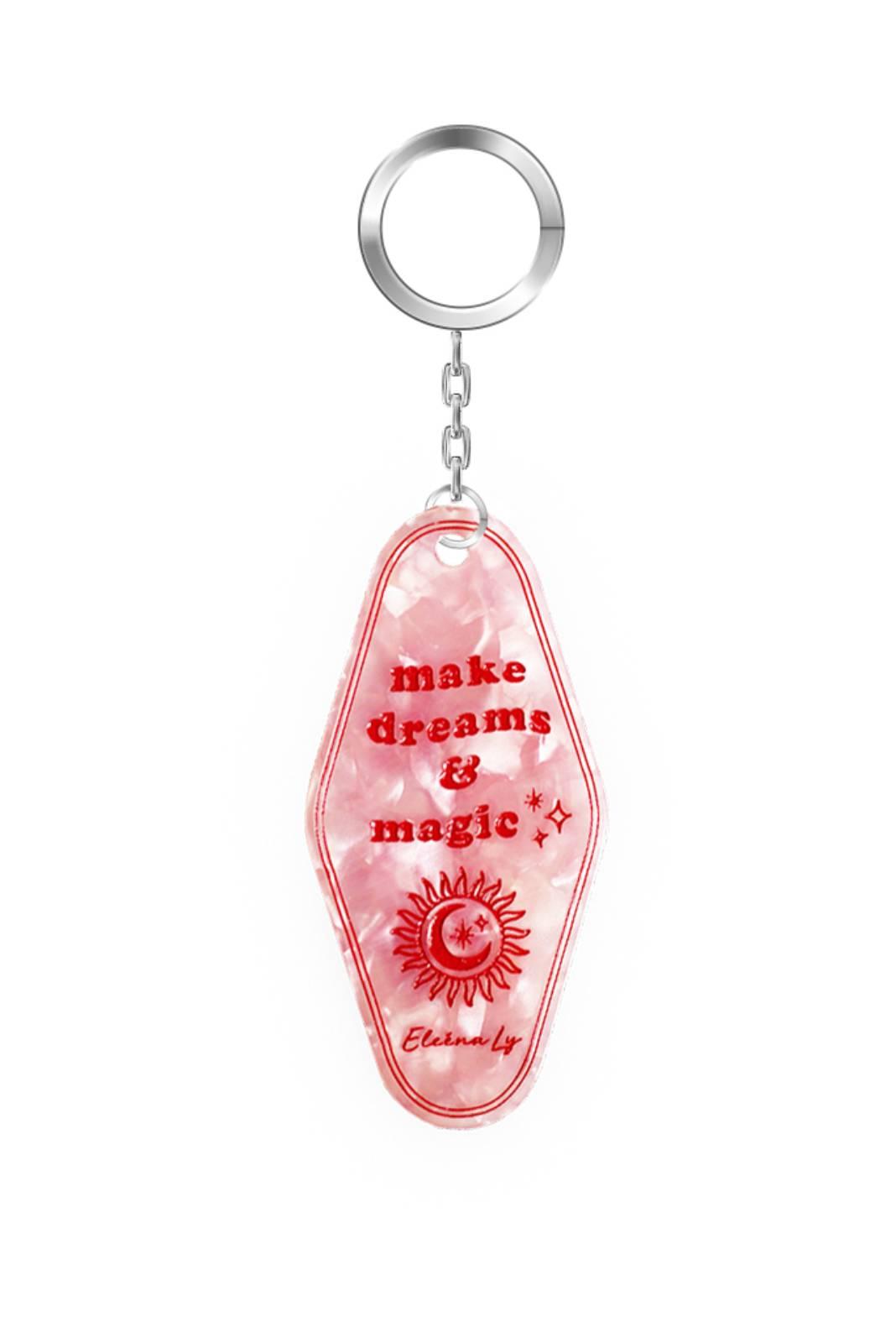 Make Dreams & Magic Keychain