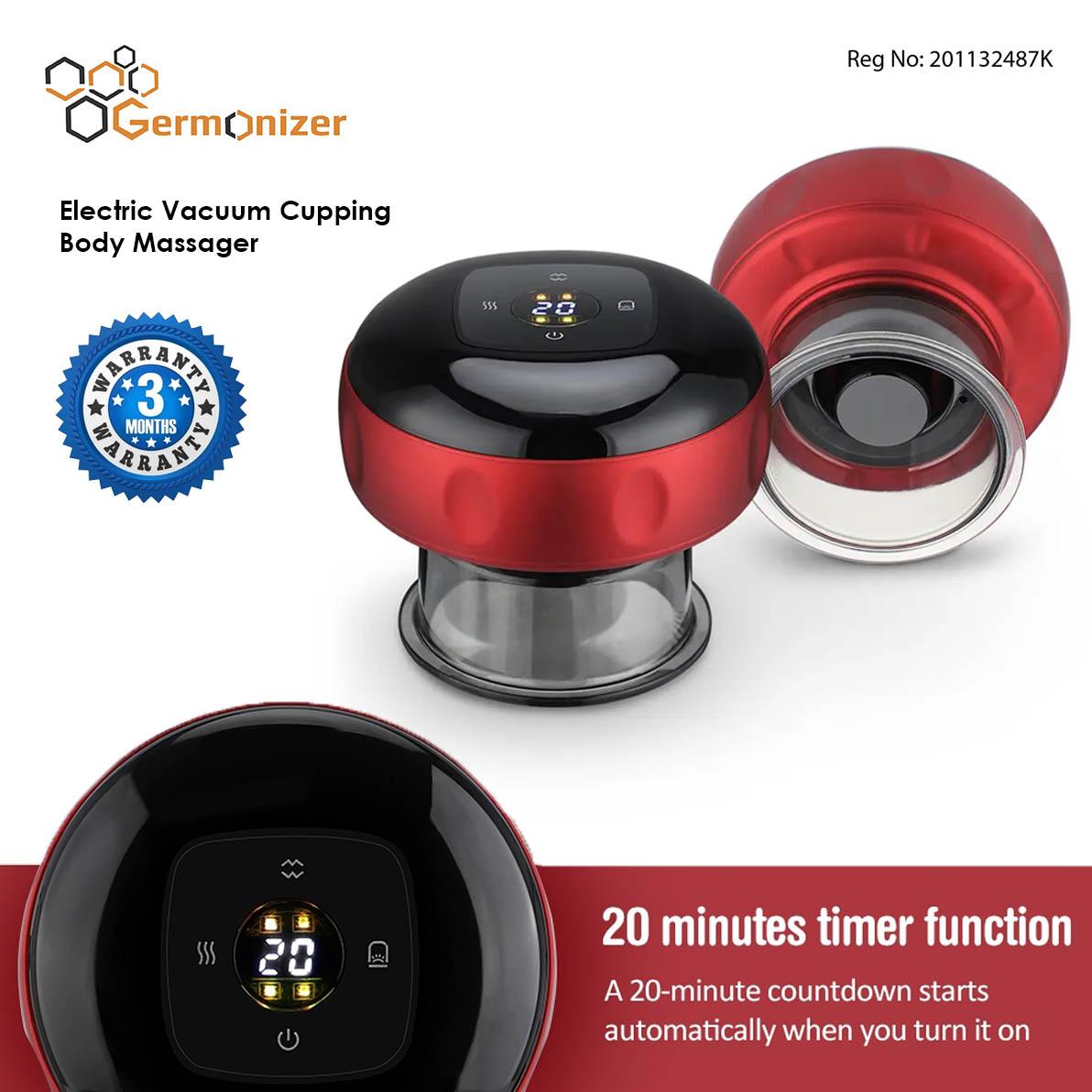 Electric Vacuum Cupping Body Massager Anti-Cellulite Therapy Massager for Body