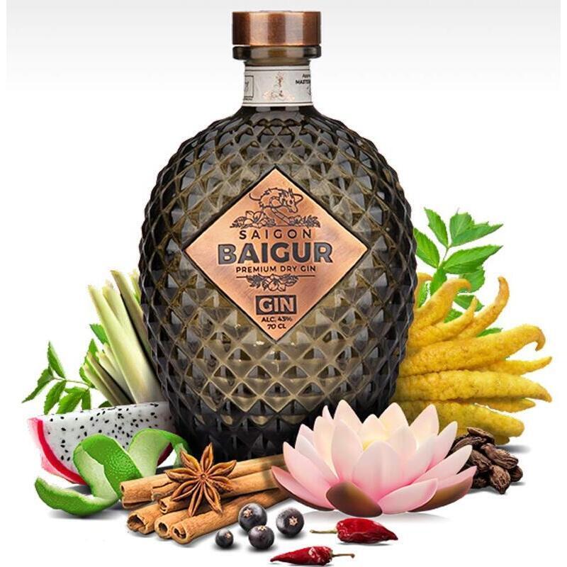 Saigon Baigur Dry Gin, 700ml, 43% vol.