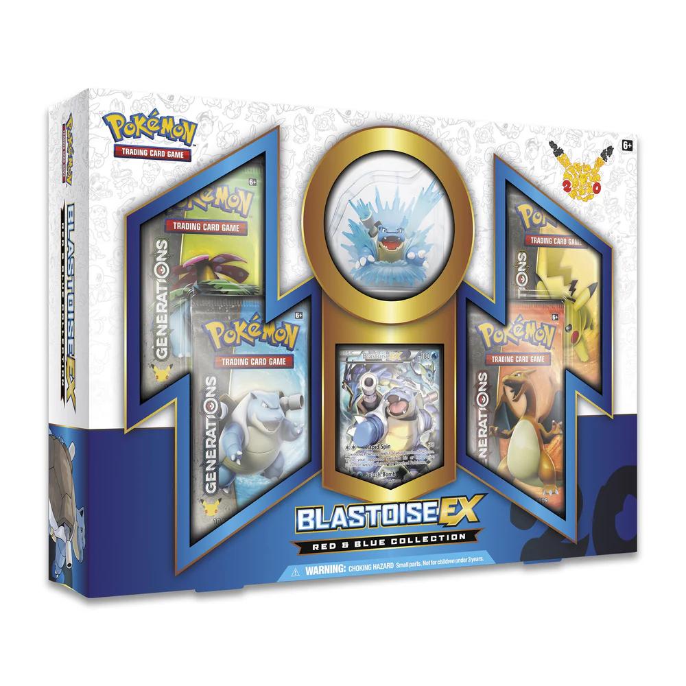 Blastoise EX Red & Blue Collection Box