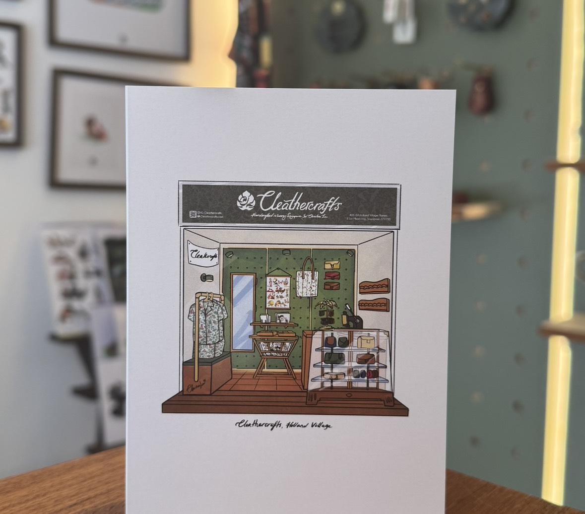 Cleathercrafts shop print