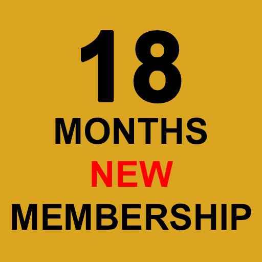 18 Months Gym Membership (Plus 3 Months Free)