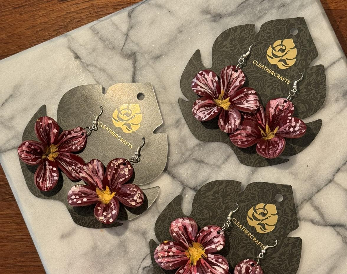 Flower earrings