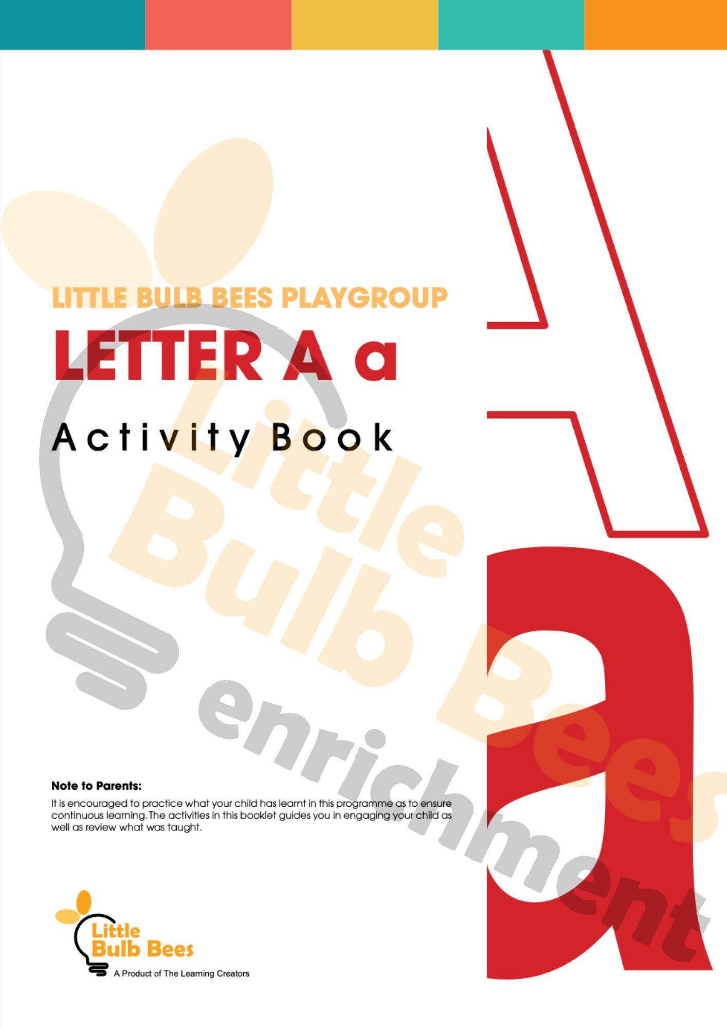 L.E.A.R.N Letter A Activity Book (Printable)