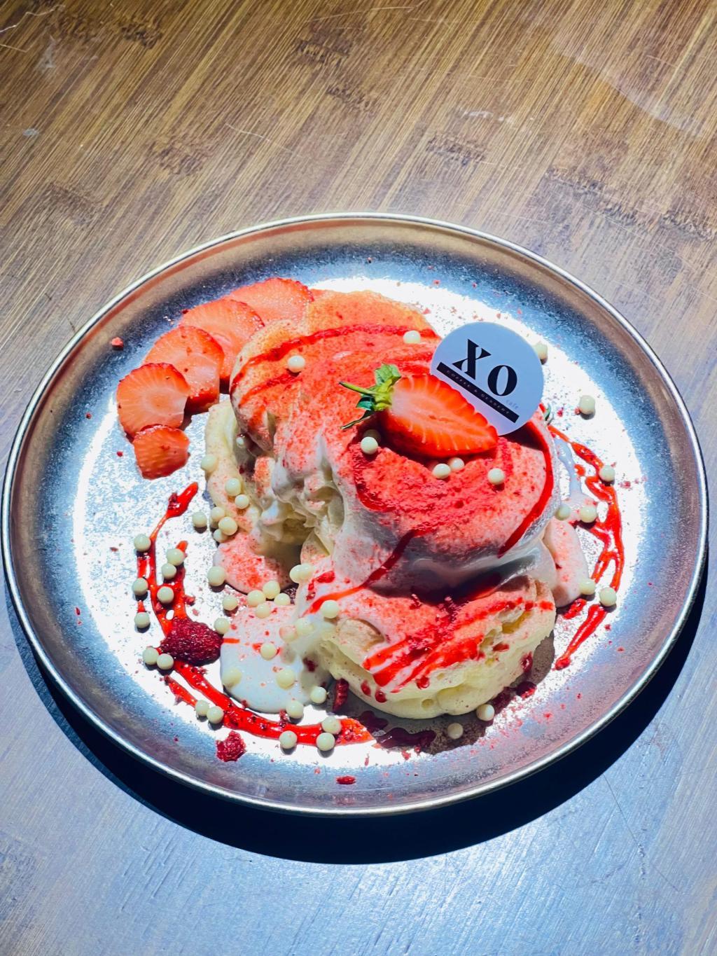 Strawberry Souffle Pancakes