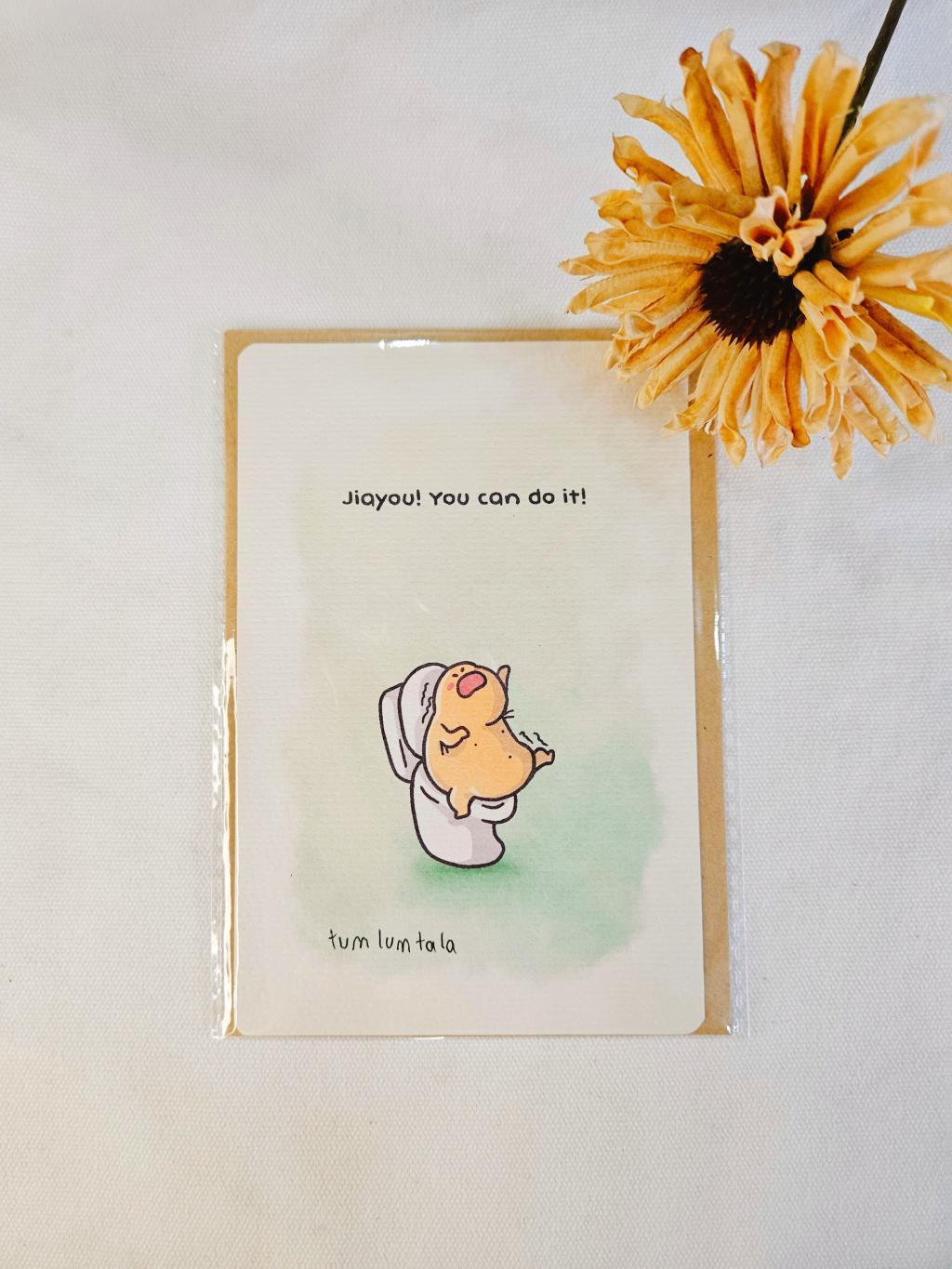 Greeting Card - Jia you