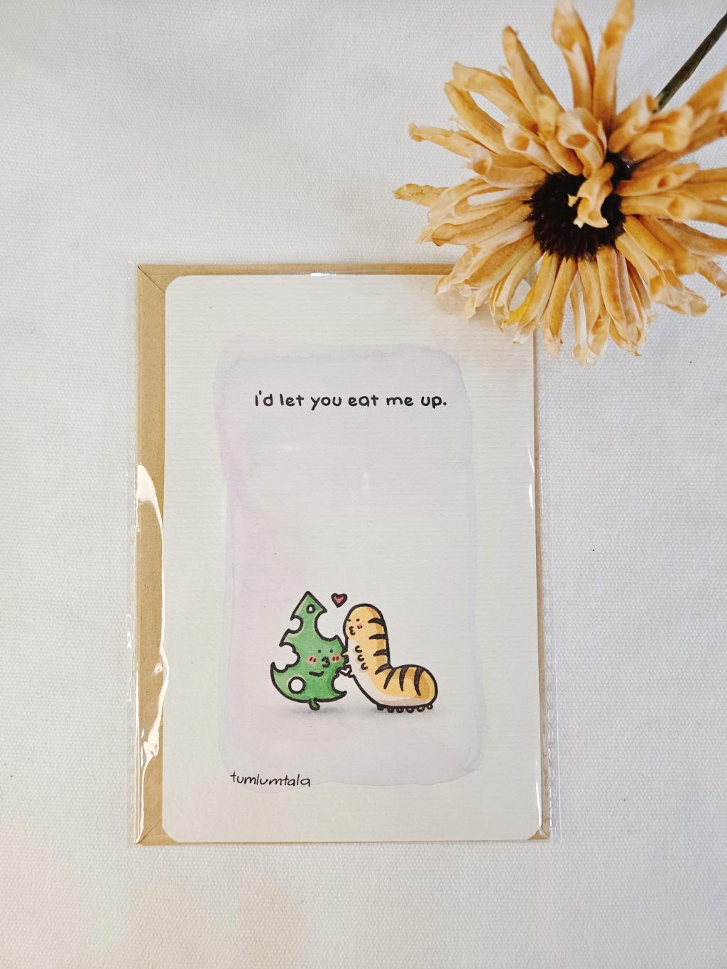 Greeting Card - Eat me up