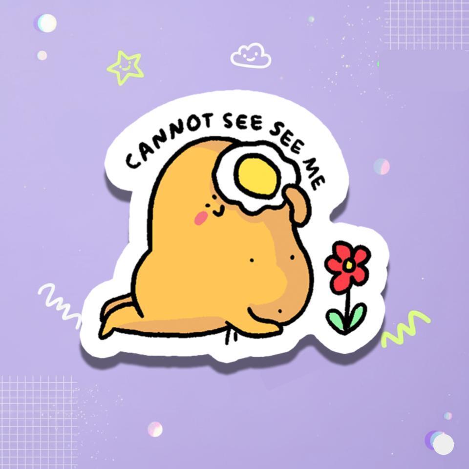 Longnach Sticker - Cannot see see me