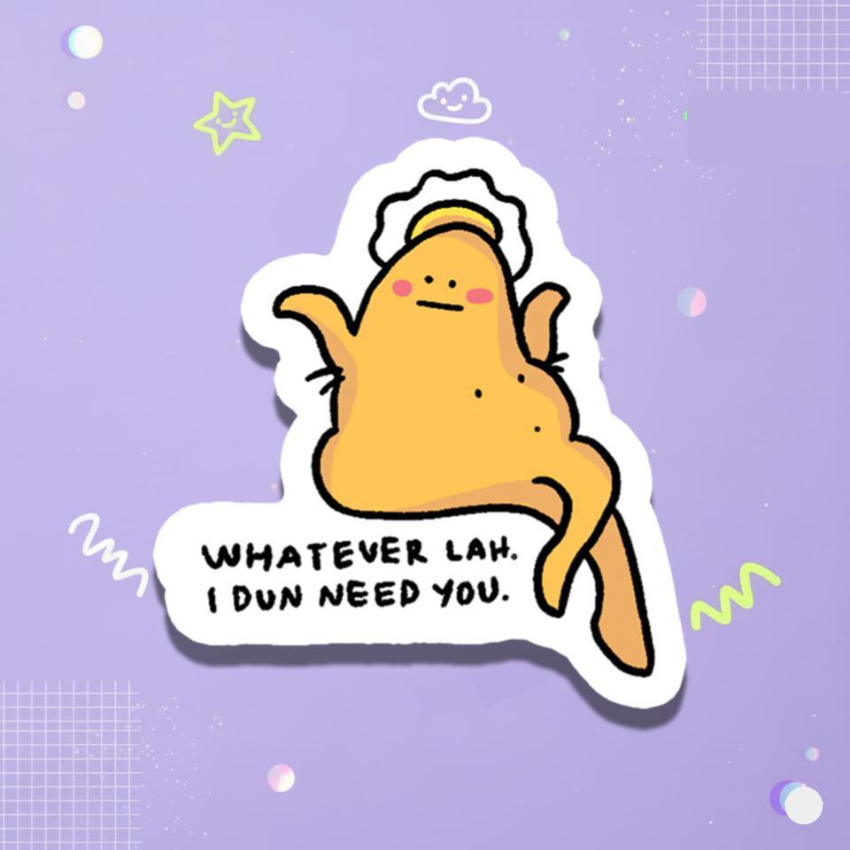 Longnach Sticker - Whatever lah